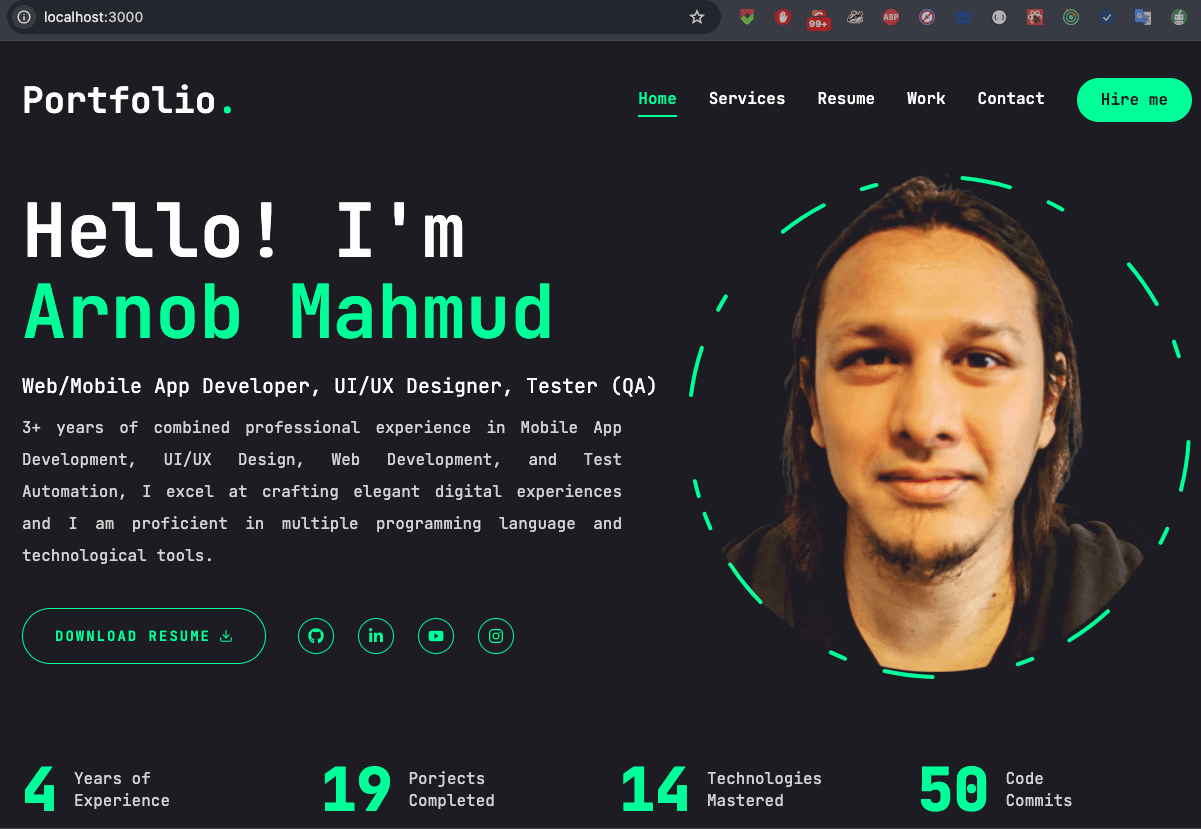 MyPortfolio-NextJS-Webpage