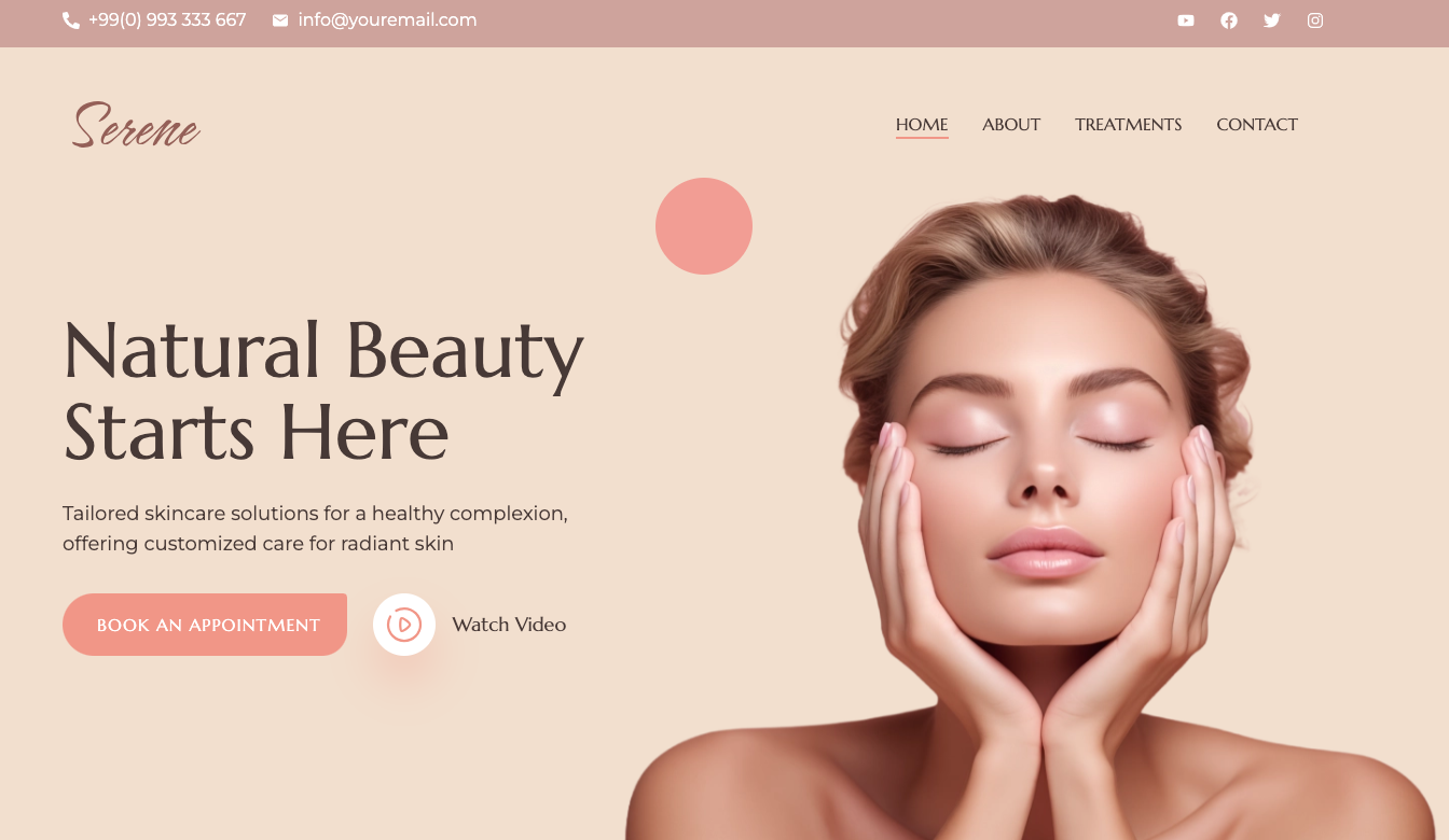 SkinCare-Salon-NextJS-Website